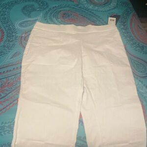 Brand new white capris